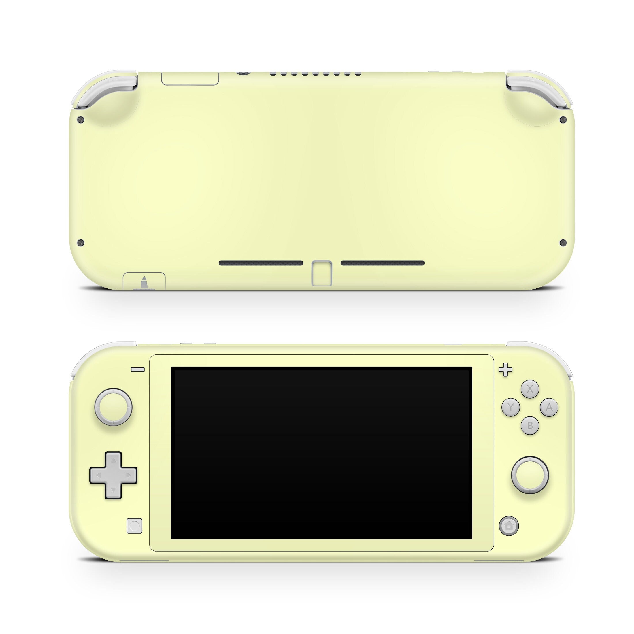 Nintendo switch Lite skin Pastel solid color, switch lite skin Yellow and Orange colors Full cover 3m