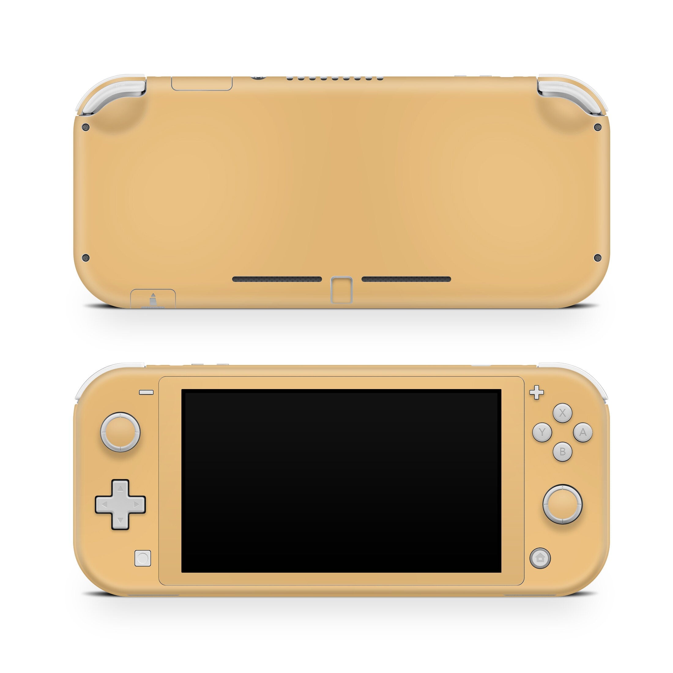 Nintendo switch Lite skin Pastel solid color, switch lite skin Yellow and Orange colors Full cover 3m