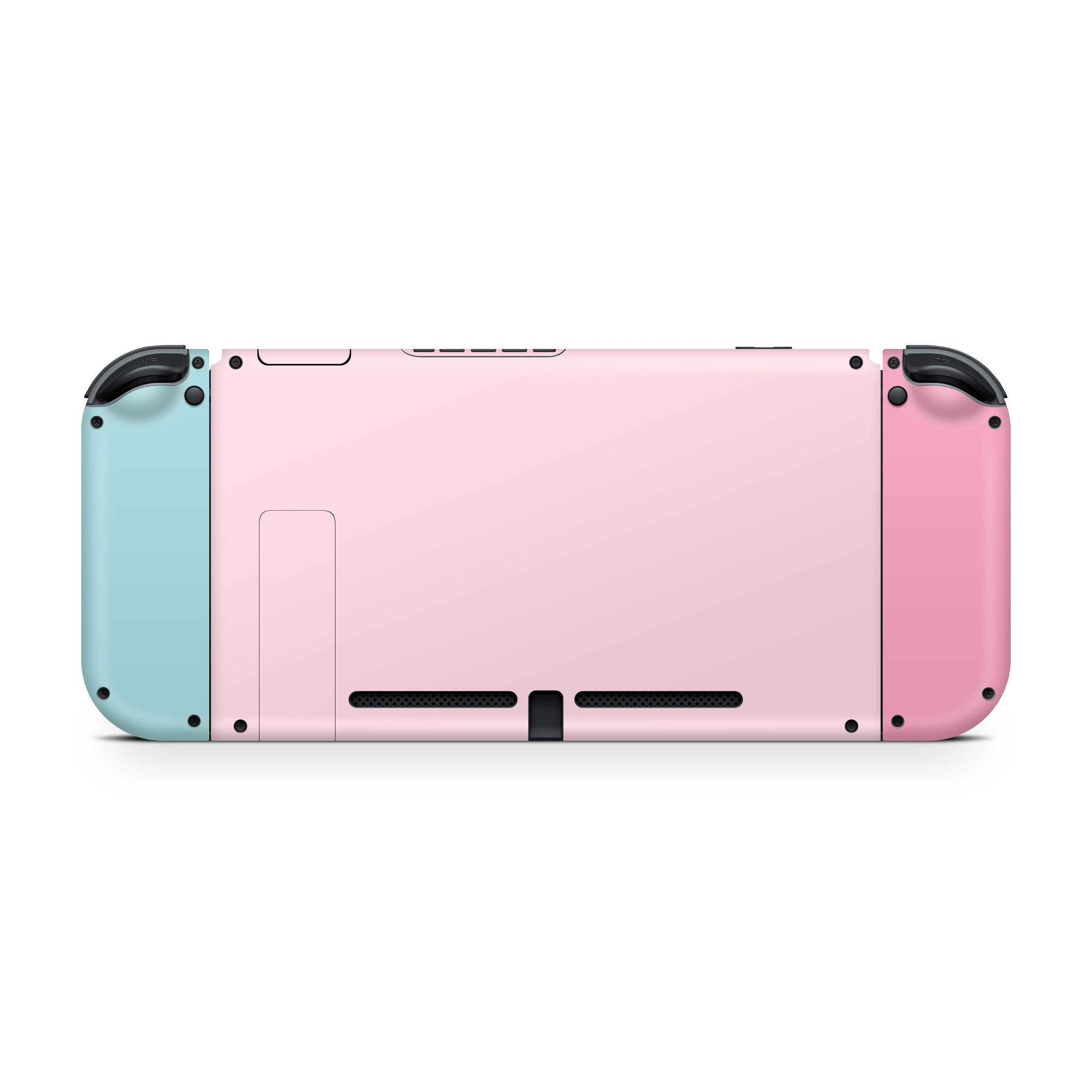 Pastel pink nintendo switches skin ,Color Blocking switch skin Colorwave baby blue skin Full cover 3m