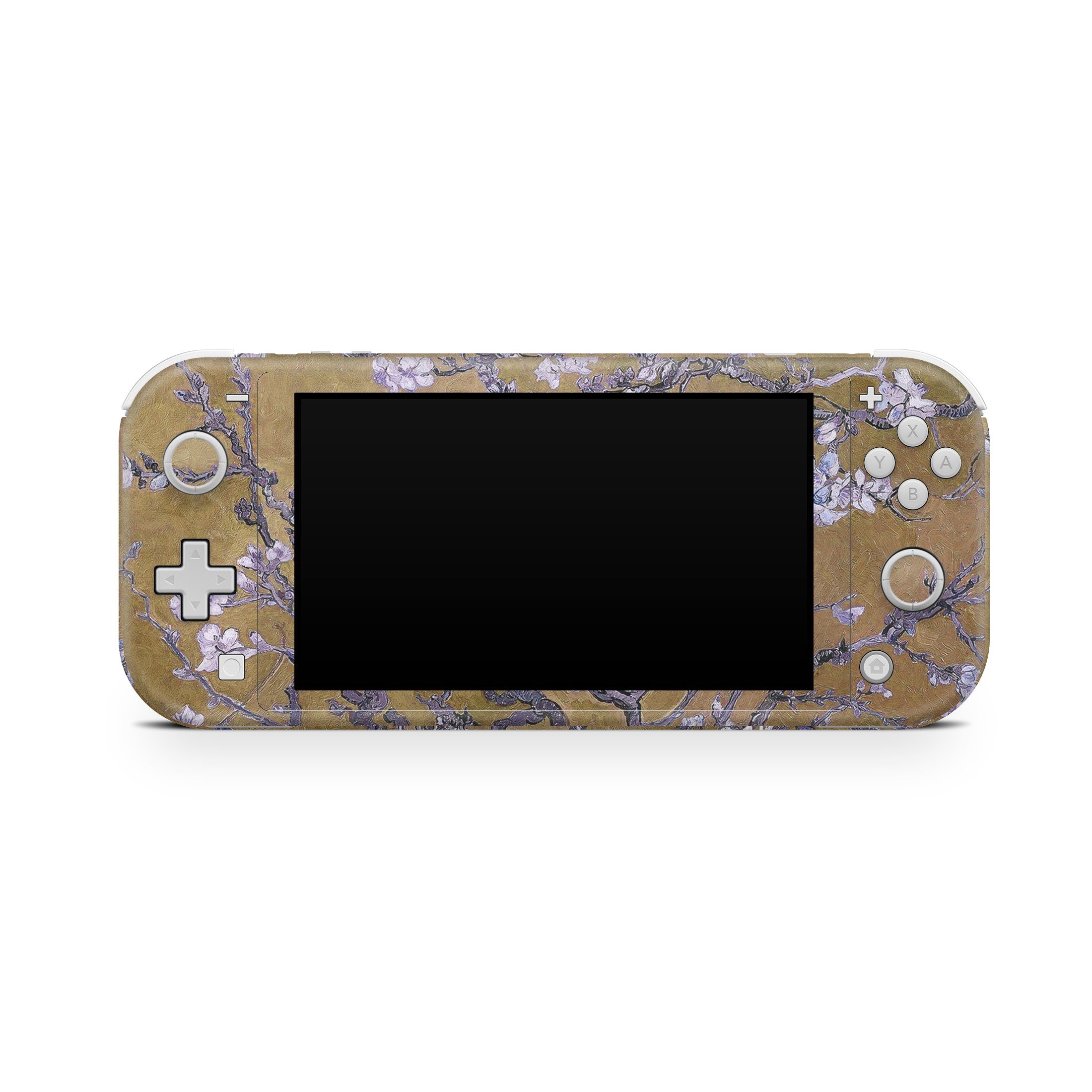 Nintendo switch Lite skin Almond Blossoms By Van Gogh, Pastel Brown switch lite skin Full cover 3m