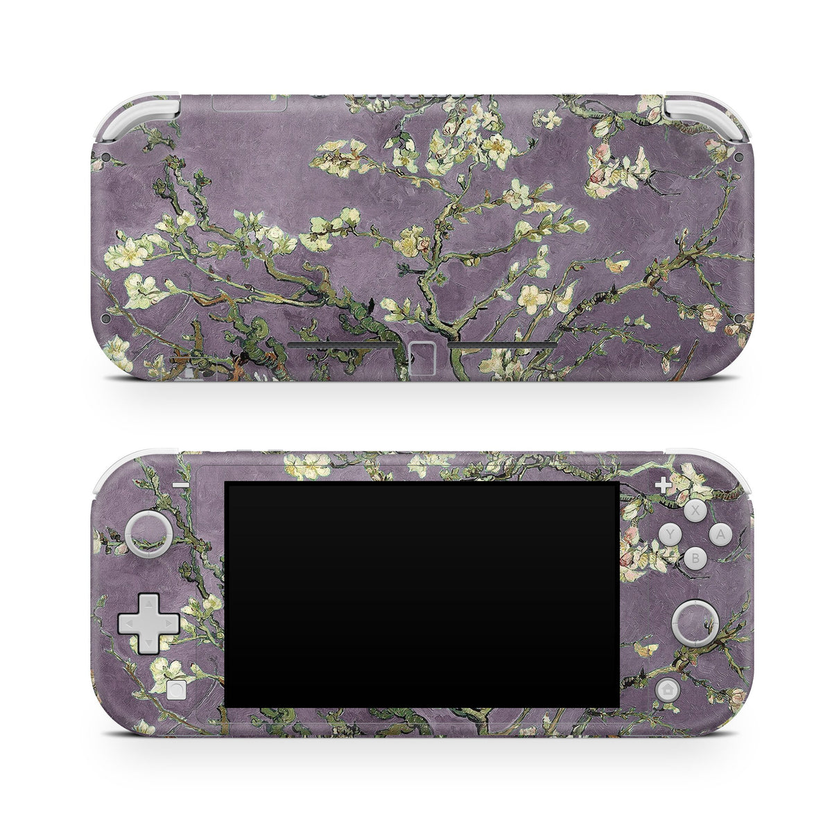 Nintendo switch Lite skin Almond Blossoms By Van Gogh, Pastel purple switch lite skin Full cover 3m