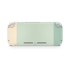 Nintendo switch Lite skin Pastel solid color, switch lite skin Colorwave, Green Color Blocking Full cover 3m