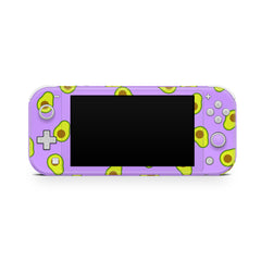 Nintendo switch Lite skin, Cute Avocado switch lite skin pastel purple Full cover 3m