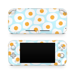 Nintendo switch Lite skin, Cute eggs switch lite skin pastel Blue Full cover 3m