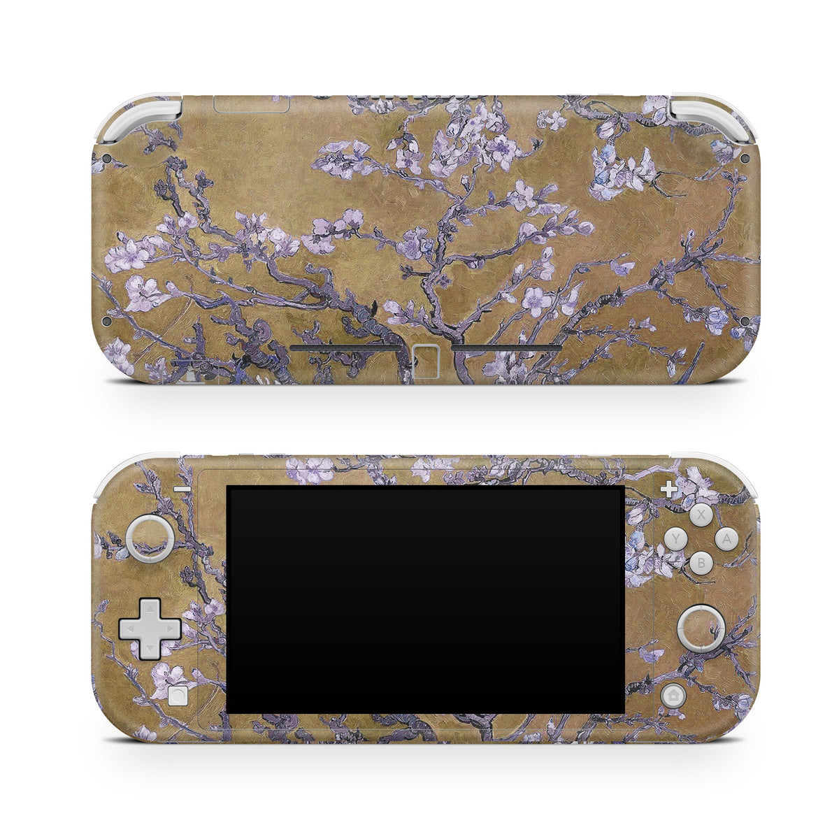 Nintendo switch Lite skin Almond Blossoms By Van Gogh, Pastel Brown switch lite skin Full cover 3m