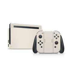 Nintendo Switches skin Pastel solid color, switch skin Brown, Biege and Peach Full cover 3m