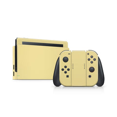 nintendo switches skin Pastel solid color, switch skin Yellow, and orange Full cover 3m