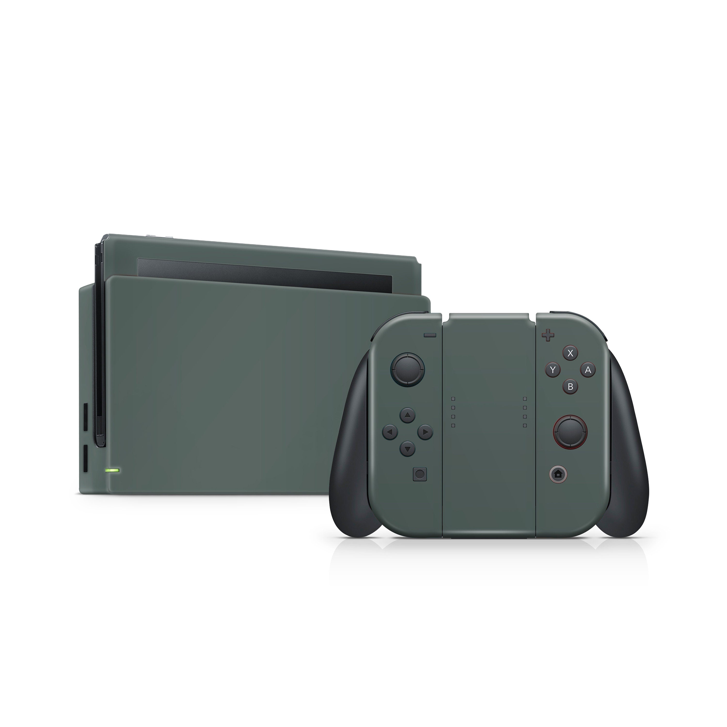 Nintendo Switches skin Green solid color, switch skin Pastel green Full cover 3m