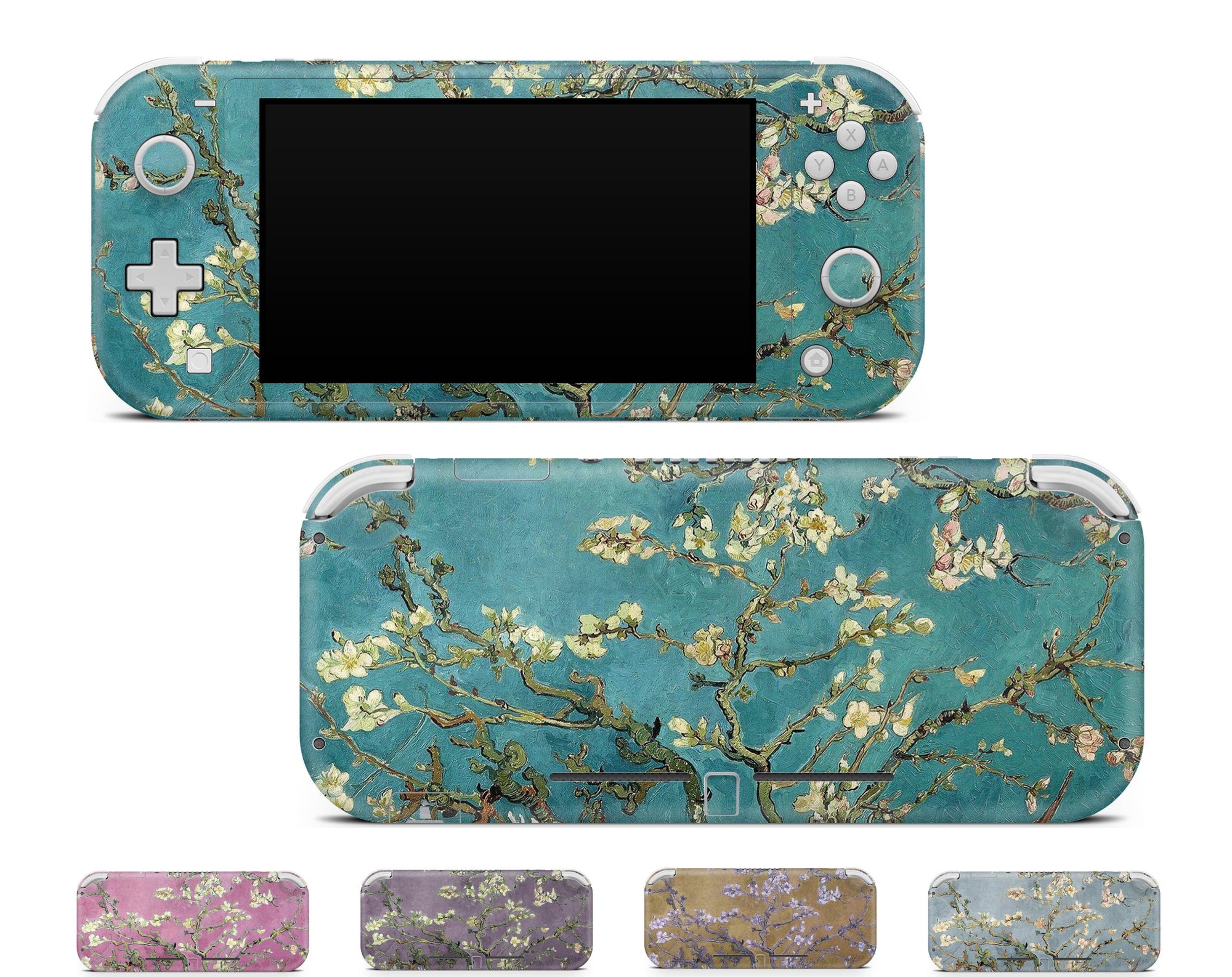 Nintendo switch Lite skin Almond Blossoms By Van Gogh, more color switch lite skin Full cover 3m