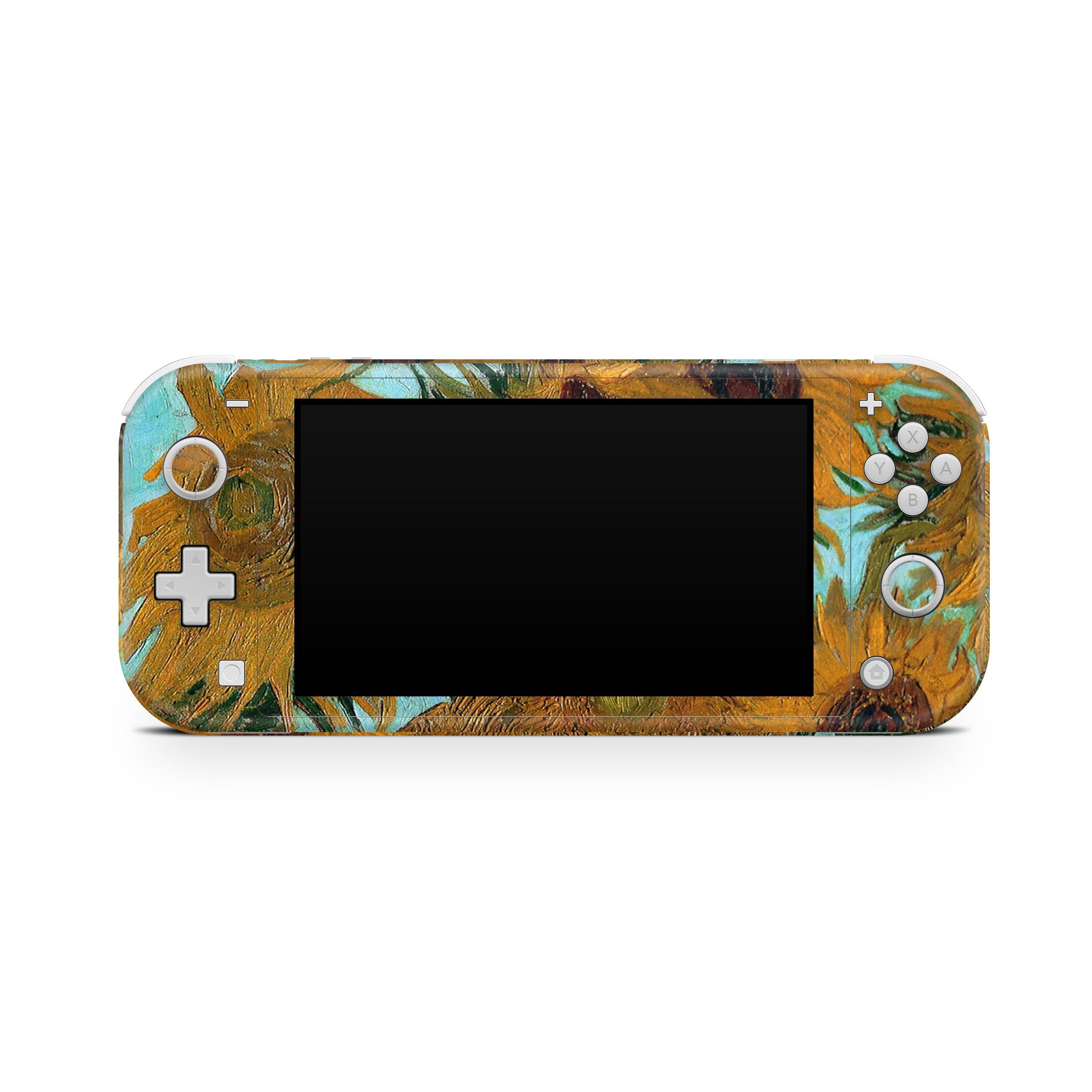 Nintendo switch Lite skin Sunflowers, Van gogh art switch lite skin Full cover 3m