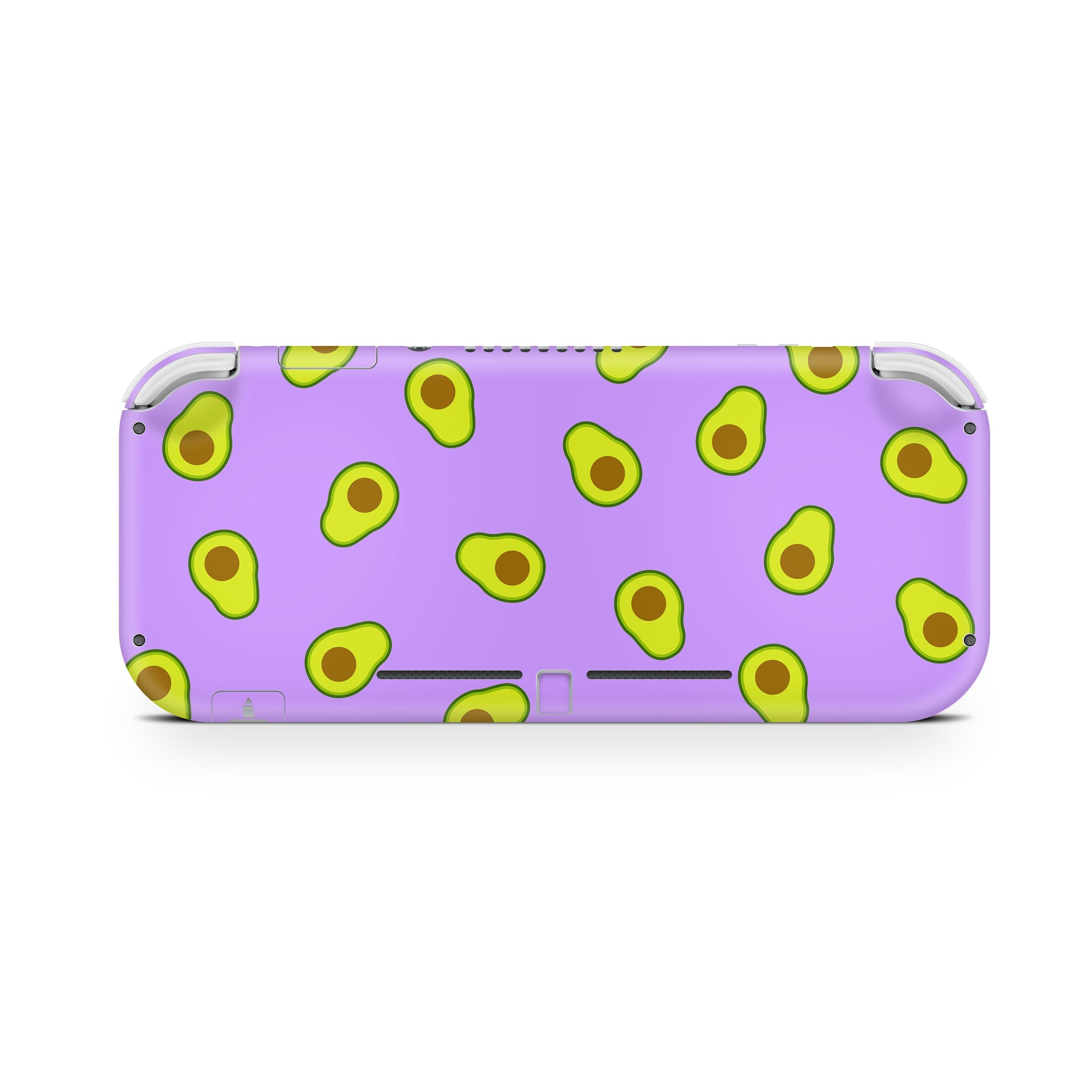 Nintendo switch Lite skin, Cute Avocado switch lite skin pastel purple Full cover 3m