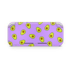 Nintendo switch Lite skin, Cute Avocado switch lite skin pastel purple Full cover 3m