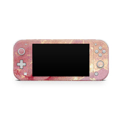 Nintendo switch Lite skin marbel Rose and gold, Abstract switches lite skin Full cover 3m