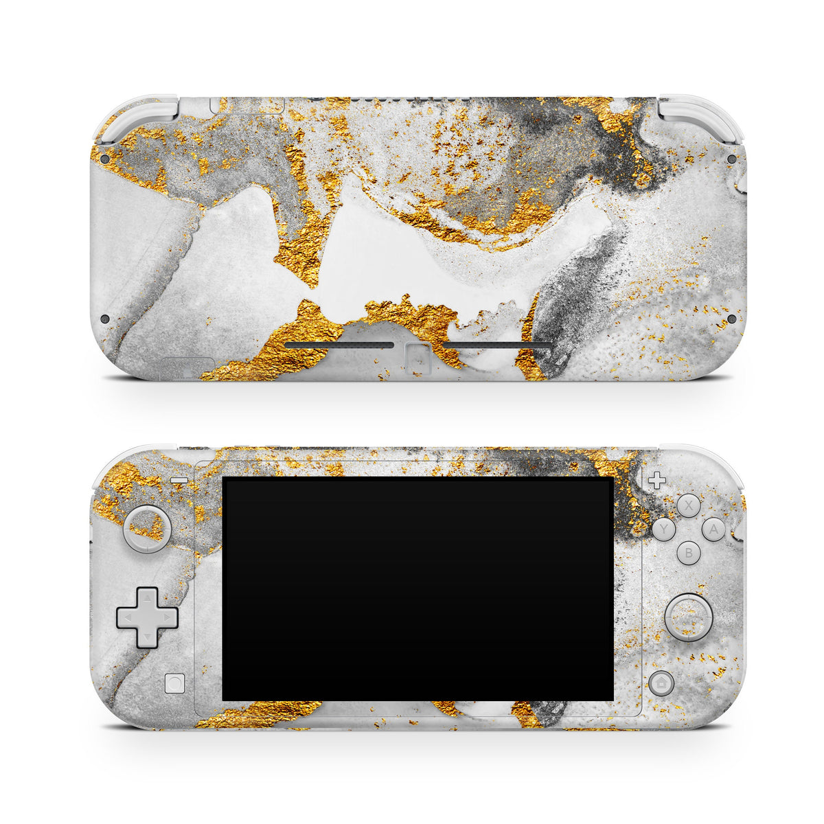 Nintendo switch Lite skin marbel silver and gold, Abstract switches lite skin Full cover 3m