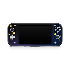 Clouds Nintendo switch Lite skin, Starry dark blue Lunar Sky switch lite moon 3m