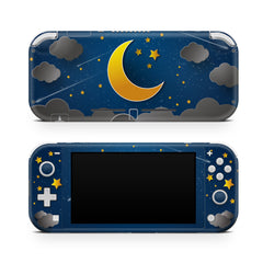 Nintendo switch Lite skin Clouds, Starry Lunar bue Sky switch lite moon 3m