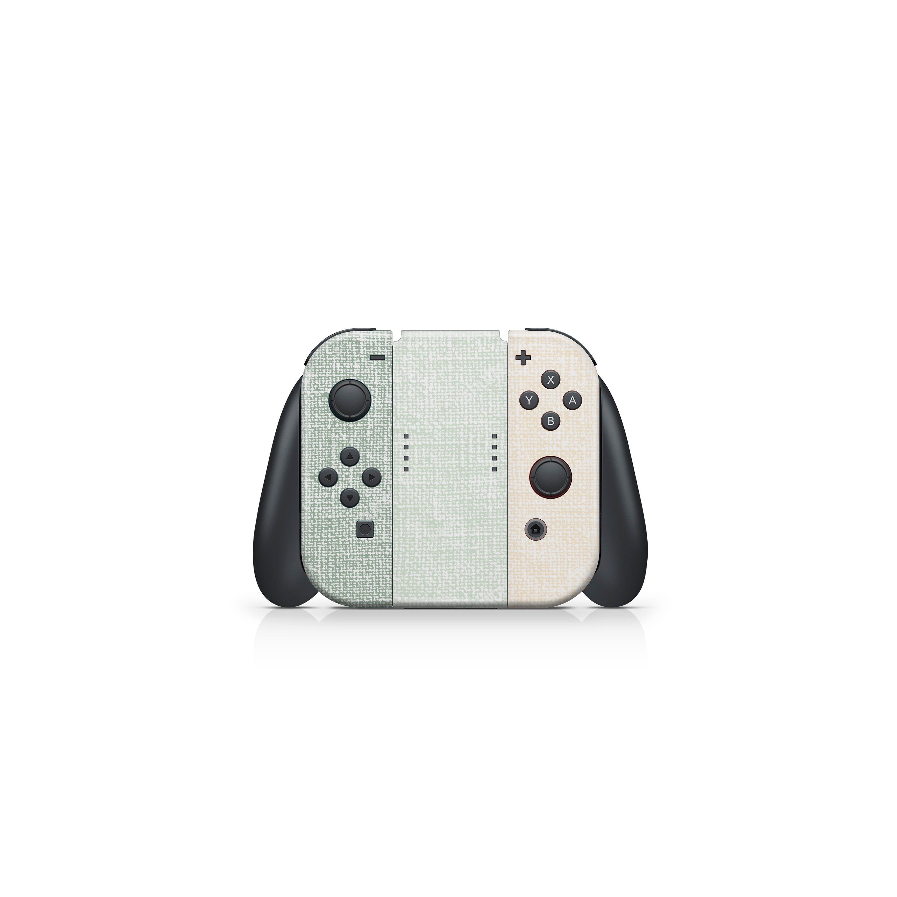 Retro Pastel nintendo switches skin ,Fabric texture Colorwave switch skin Color Blocking skin Full cover 3m