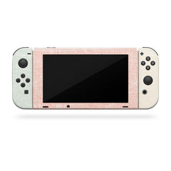 Nintendo switches skin Retro Pastel, Fabric texture Color Blocking switch skin Colorwave skin Full cover 3m