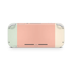 Nintendo switch Lite skin Pastel Colorwave, switch lite skin Color Blocking, Orange solid color Full cover 3m