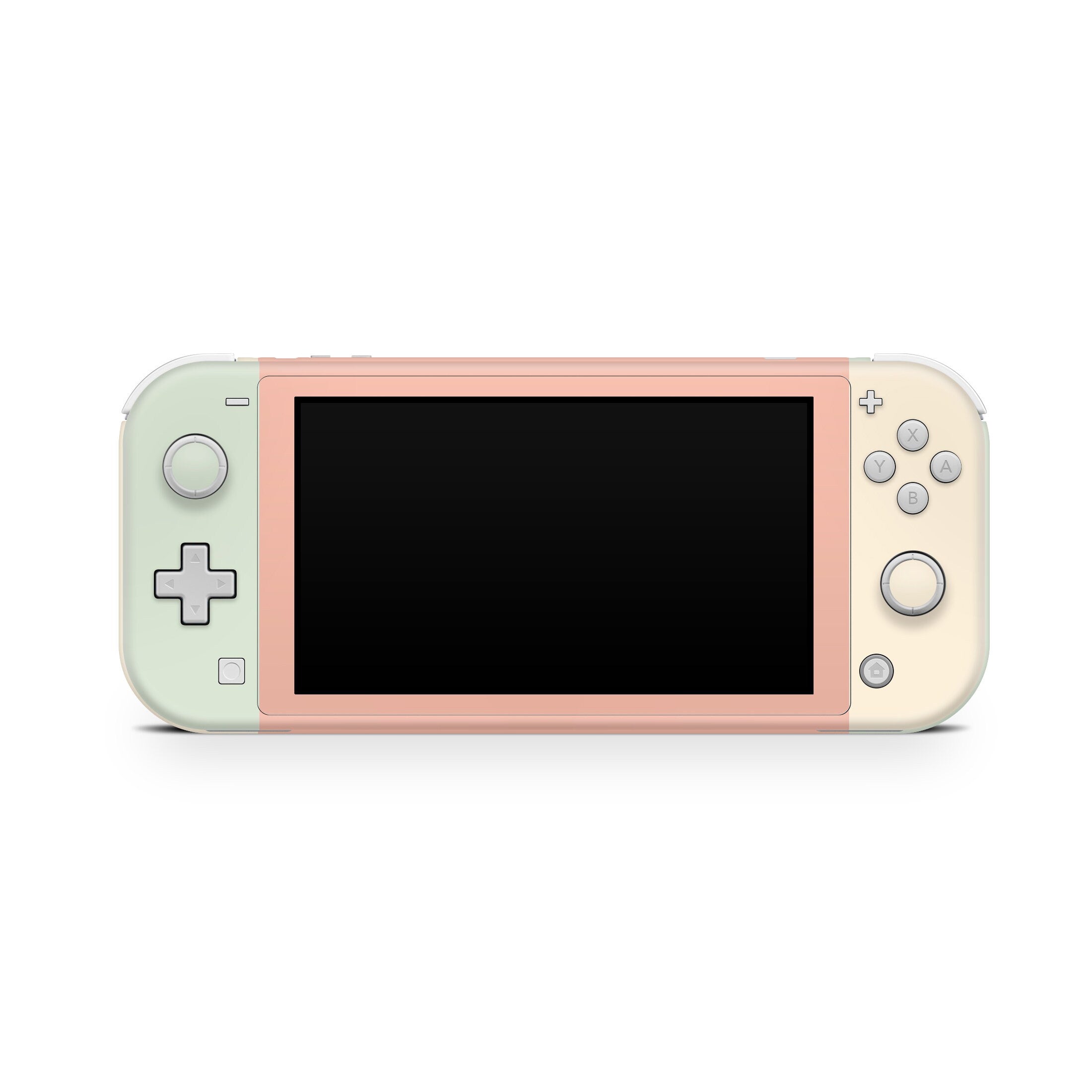 Nintendo switch Lite skin Pastel Colorwave, switch lite skin Color Blocking, Orange solid color Full cover 3m