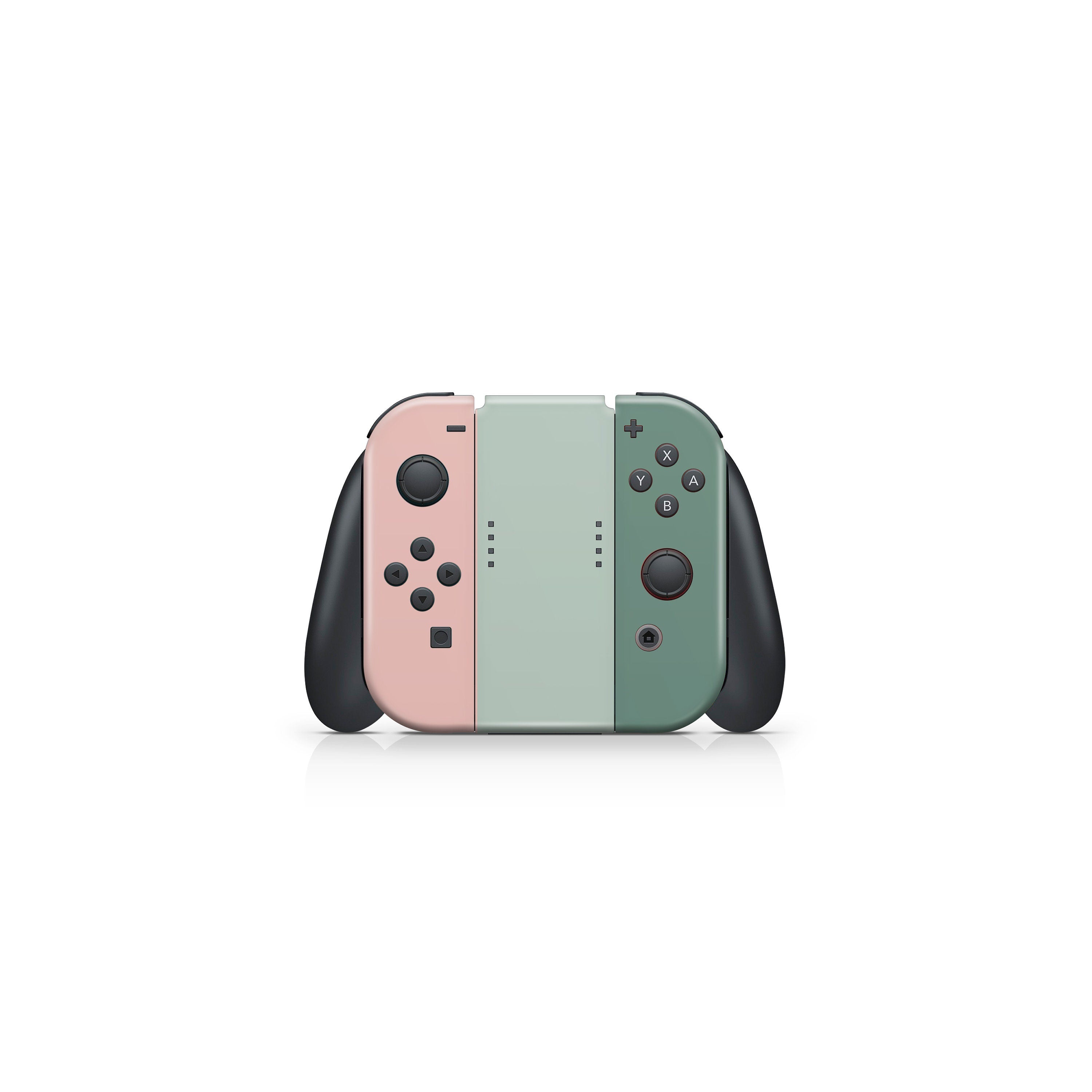 Pastel Green nintendo switches skin ,Retro Colorwave switch OLED skin Color Blocking skin Full cover 3m