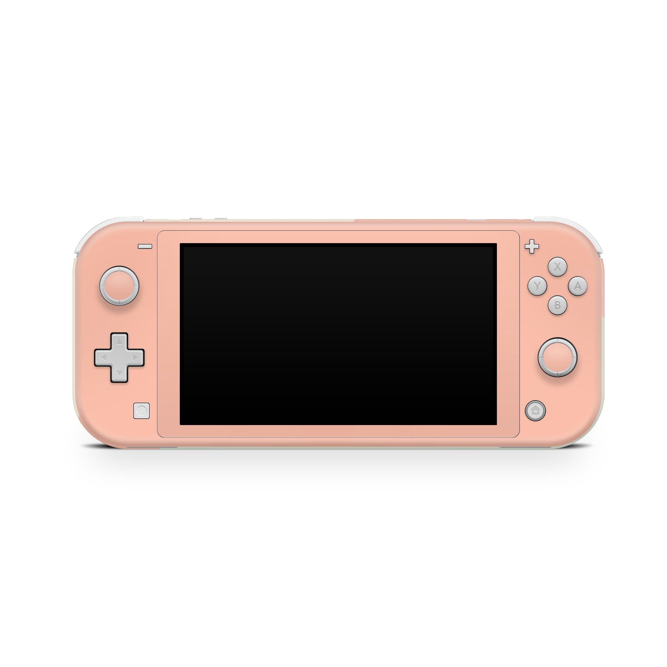 Nintendo switch Lite skin Pastel Color Blocking, Switch lite skin Colorwave, Orange solid color Full cover 3m