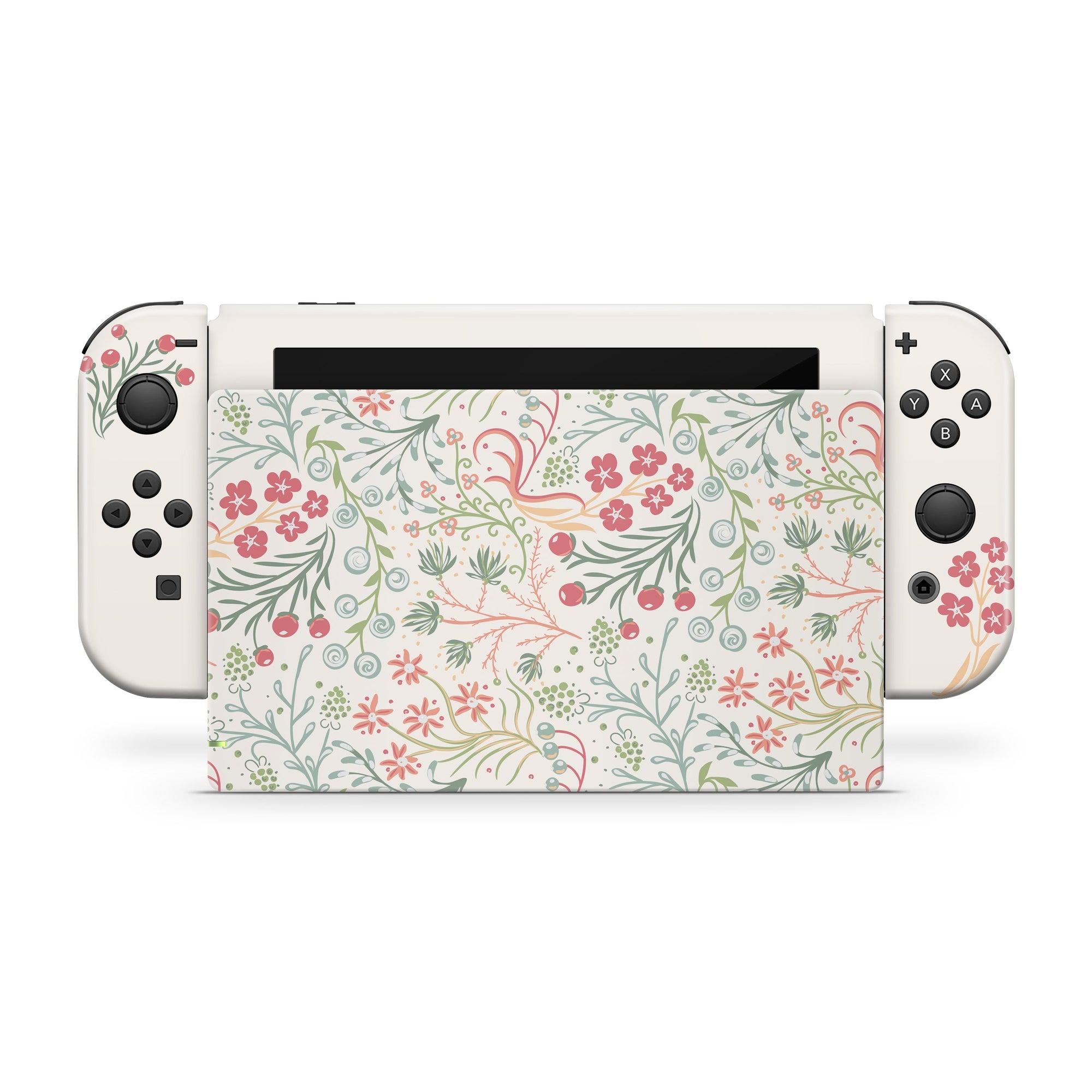 Nintendo switches skin Sakura, Cherries blossoms Flowers switch skin Full cover decal vinyl 3m stickers