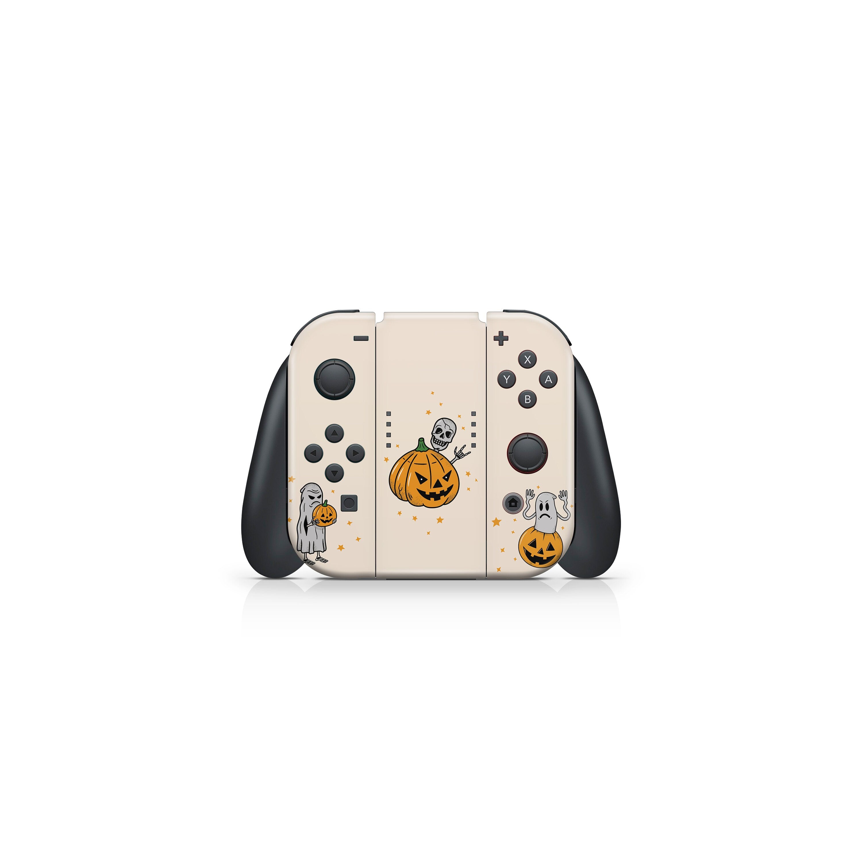 Pumpkin nintendo switches skin Halloween ,spooky Kawaii switch skin Full cover decal vinyl 3m stickers