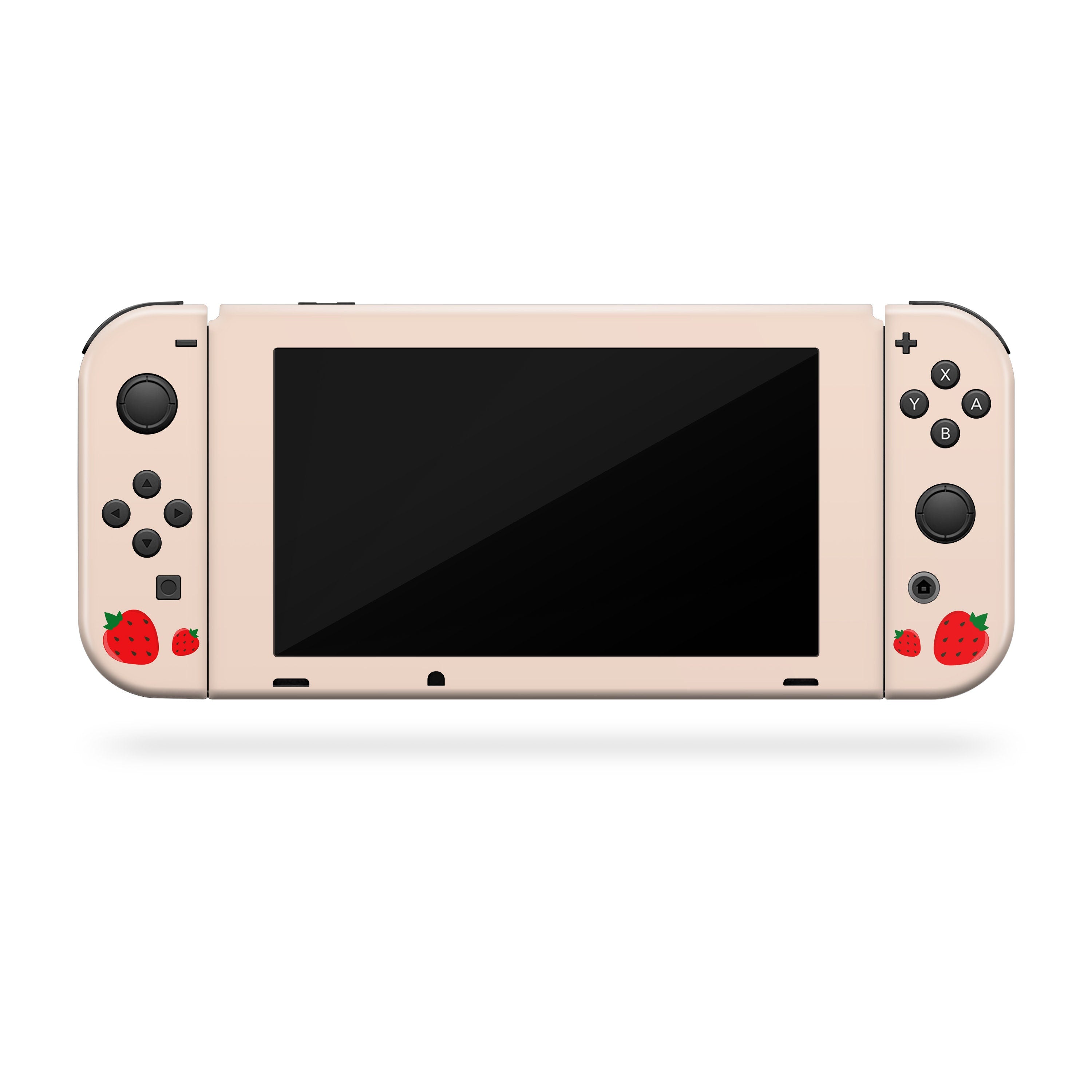 Cute strawberry nintendo switches skin ,Egg Cream switch skin Full cover decal 3m