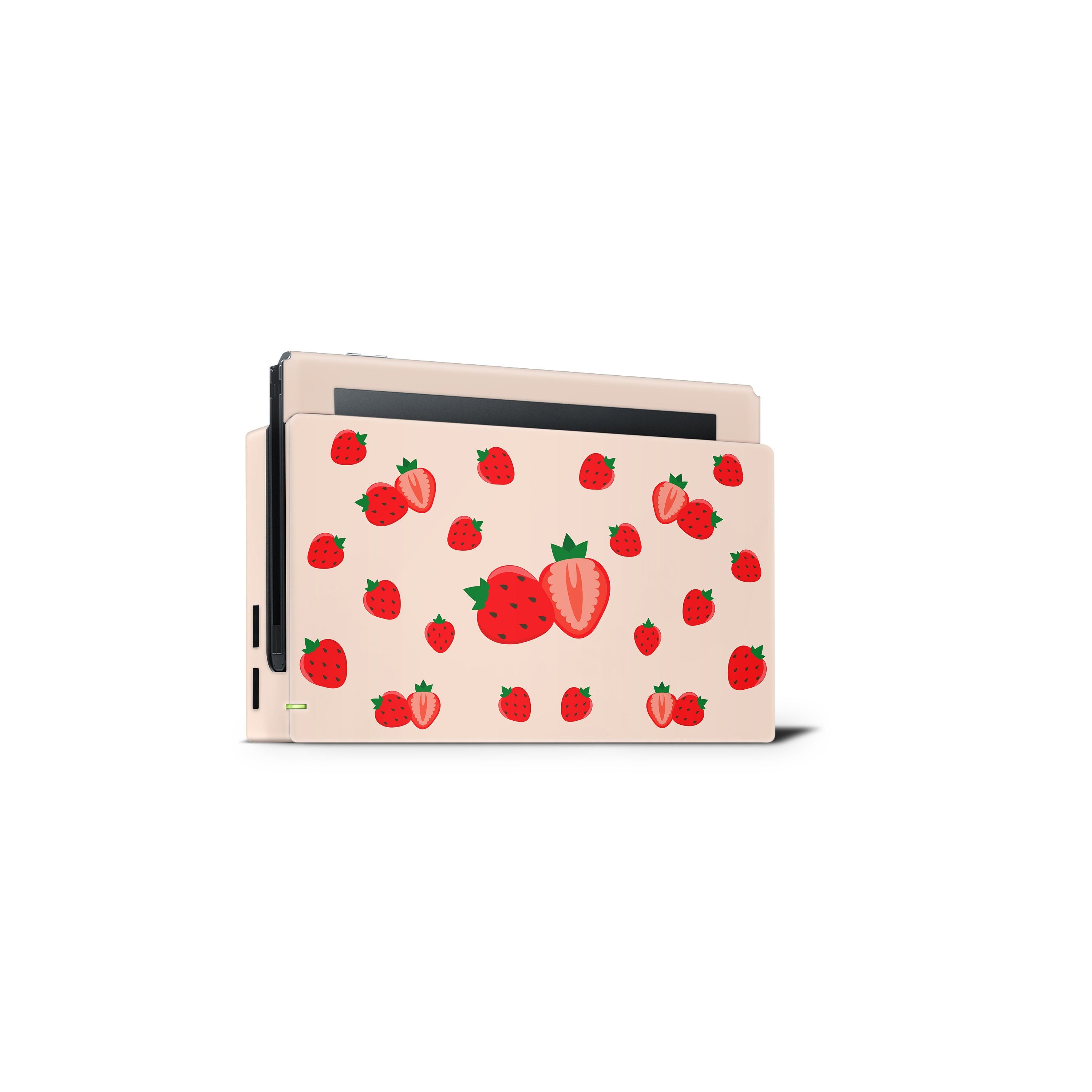 Cute strawberry nintendo switches skin ,Egg Cream switch skin Full cover decal 3m