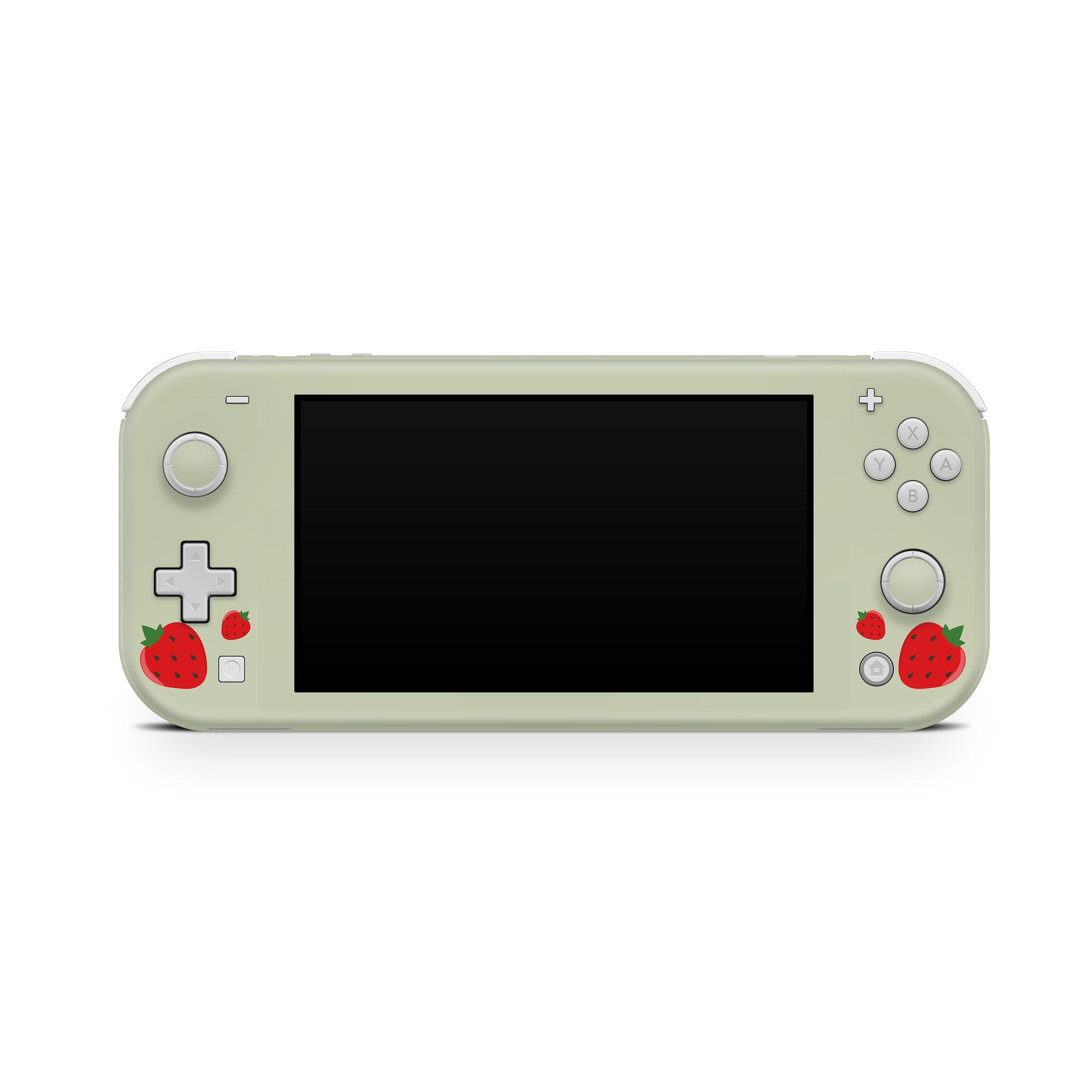 Green Nintendo switch Lite skin, Cute strawberry switches lite skin Full cover 3m