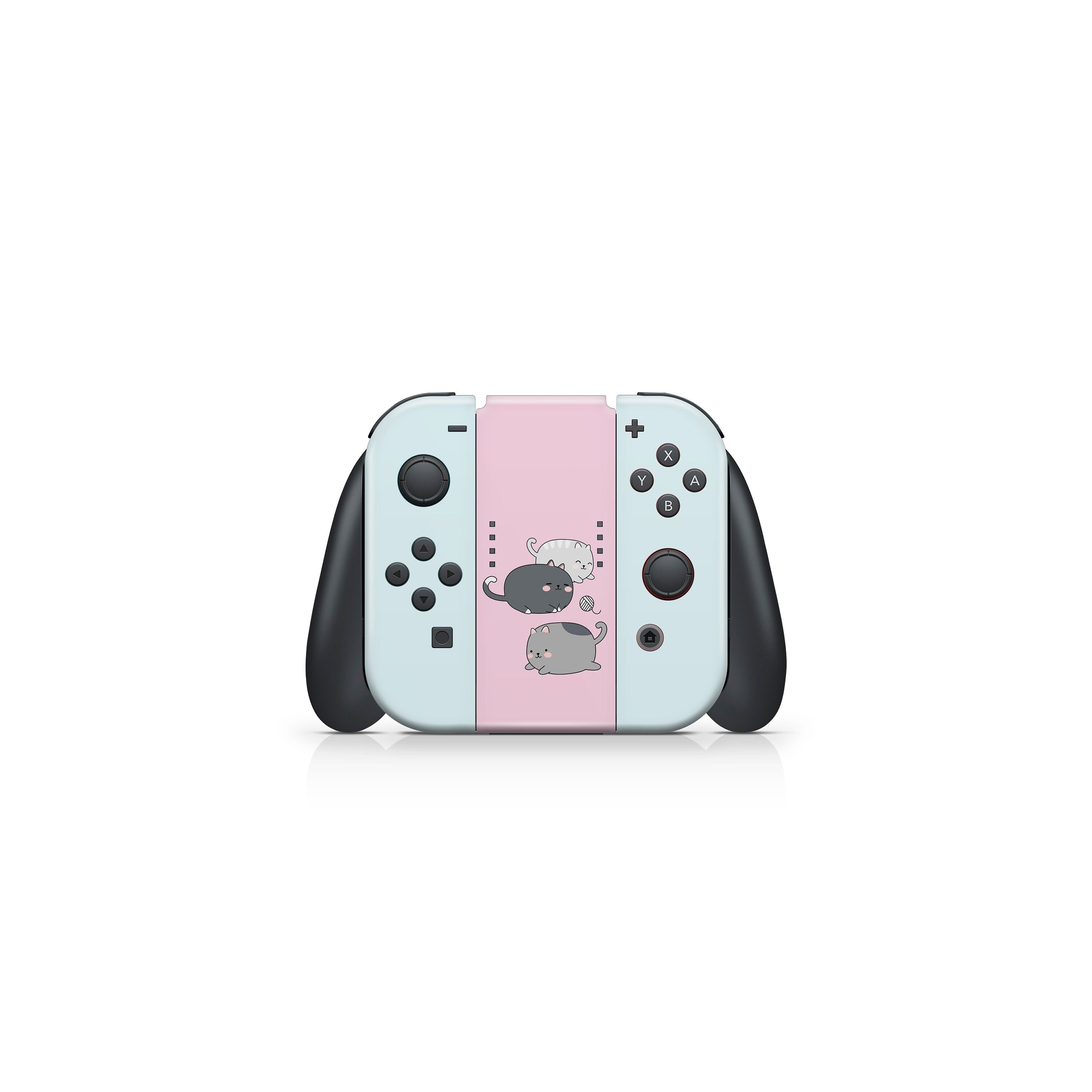 Kawaii Nintendo switches skin, Cute Cat switch skin, Pet switch skin Full wrap deacl cover vinyl 3m