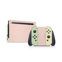 Pastel pink nintendo switches skin ,Retro Colorwave switch skin Color Blocking skin Full cover 3m