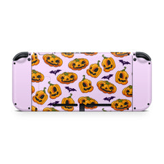 Halloween nintendo switches skin Pumpkin ,Spooky Kawaii switch skin Full cover decal vinyl 3m stickers