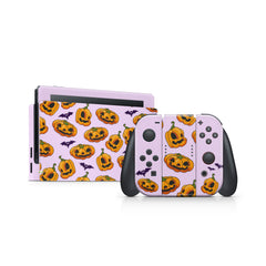 Halloween nintendo switches skin Pumpkin ,Spooky Kawaii switch skin Full cover decal vinyl 3m stickers