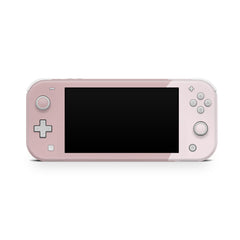 Pink Nintendo switch Lite skin Color Blocking, Switch lite skin Colorwave, Pastel solid color Full cover 3m