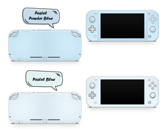 Classic Nintendo switch lite skin Solid color blocking, Simple switch decal sticker Full cover 3m