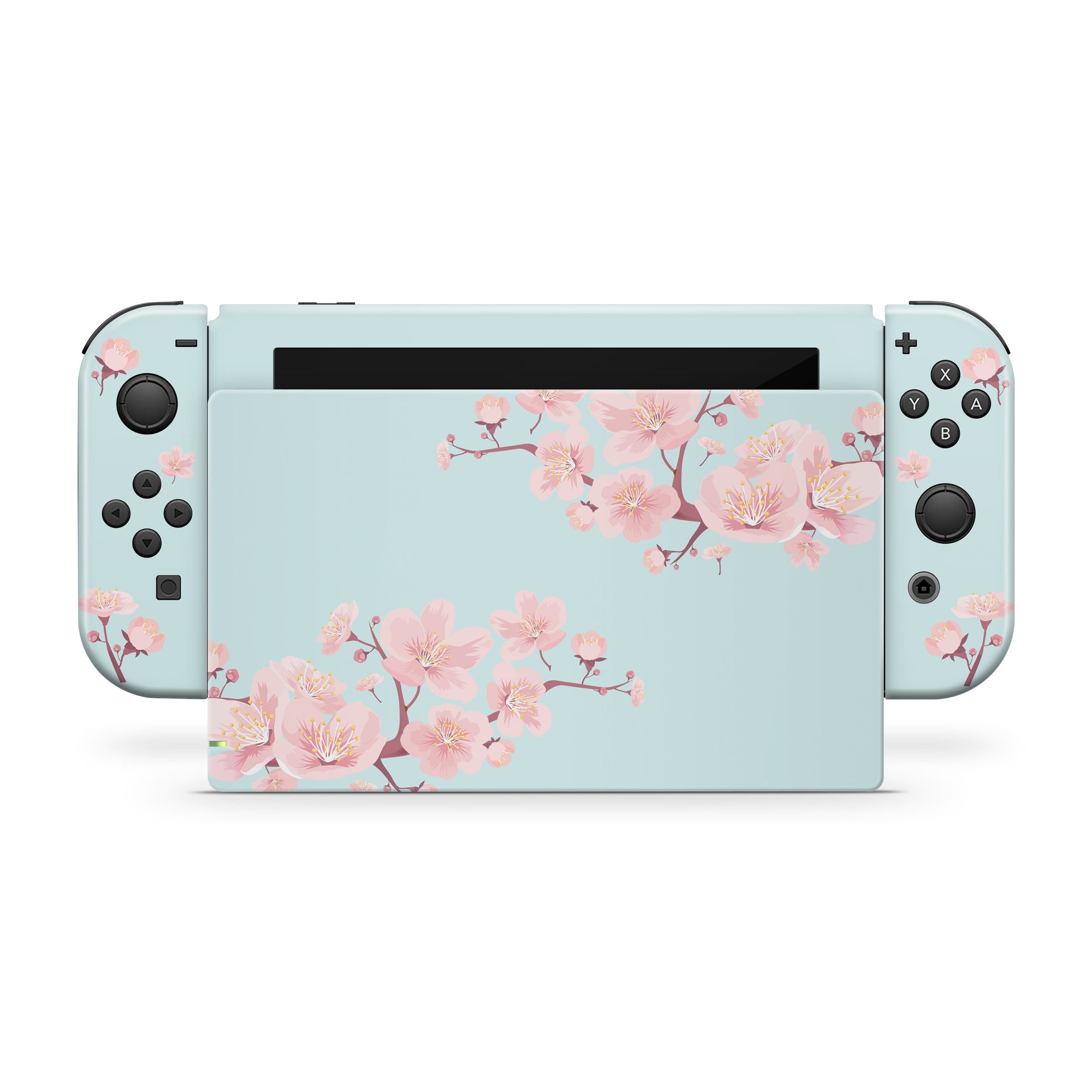 Nintendo switches skin Cherries blossoms , Sakura Flowers switch skin Full cover decal vinyl 3m stickers