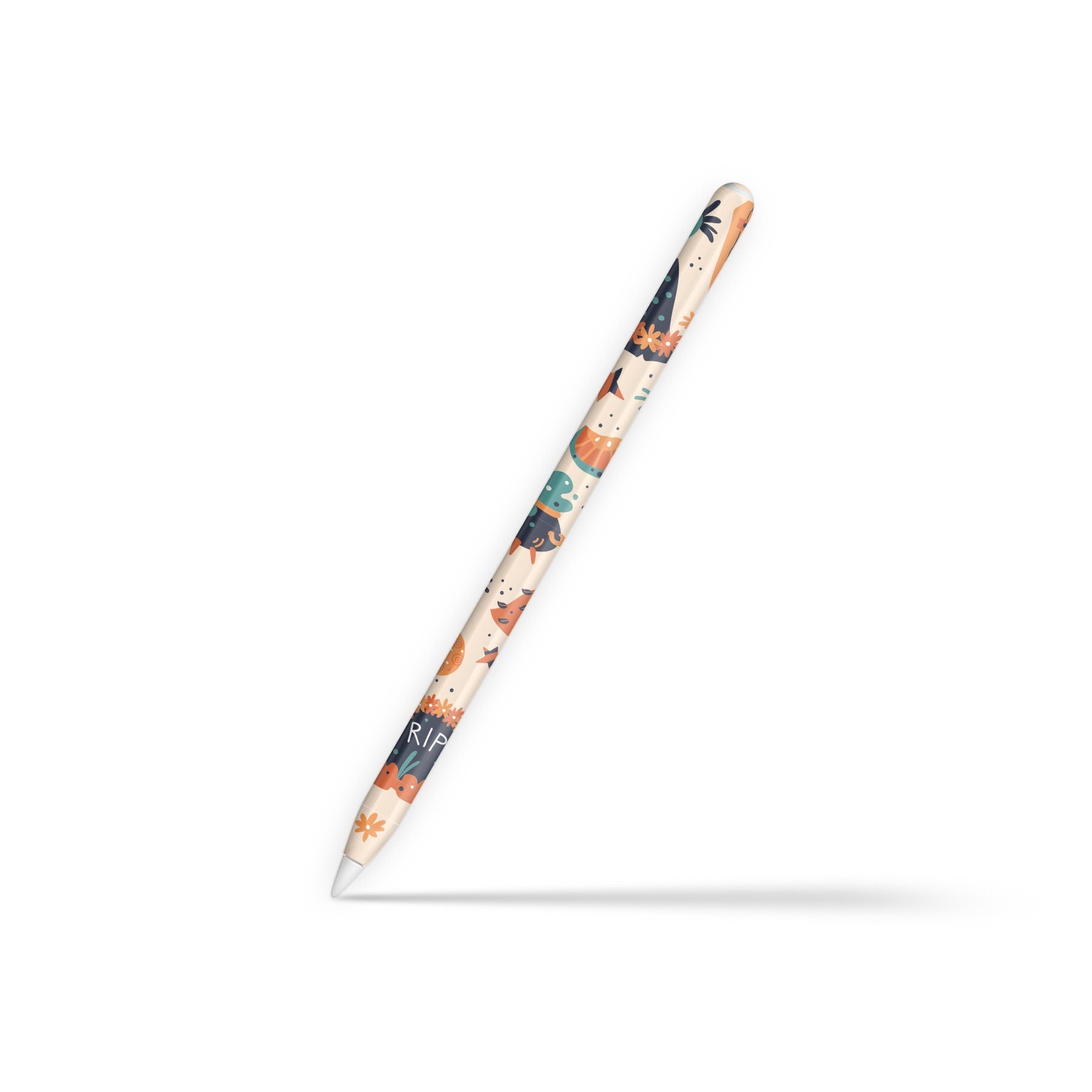 Apple Pencil skin Halloween, Spooky Pumpkin Stickers Available for Gen 1 And Gen 2, High-Quality 3M Vinyl full wrap