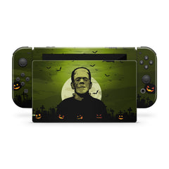 Halloween nintendo switches skin spooky Frankenstein, switch skin Full cover decal vinyl 3m stickers