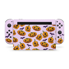 Halloween nintendo switches skin Pumpkin ,Spooky Kawaii switch skin Full cover decal vinyl 3m stickers