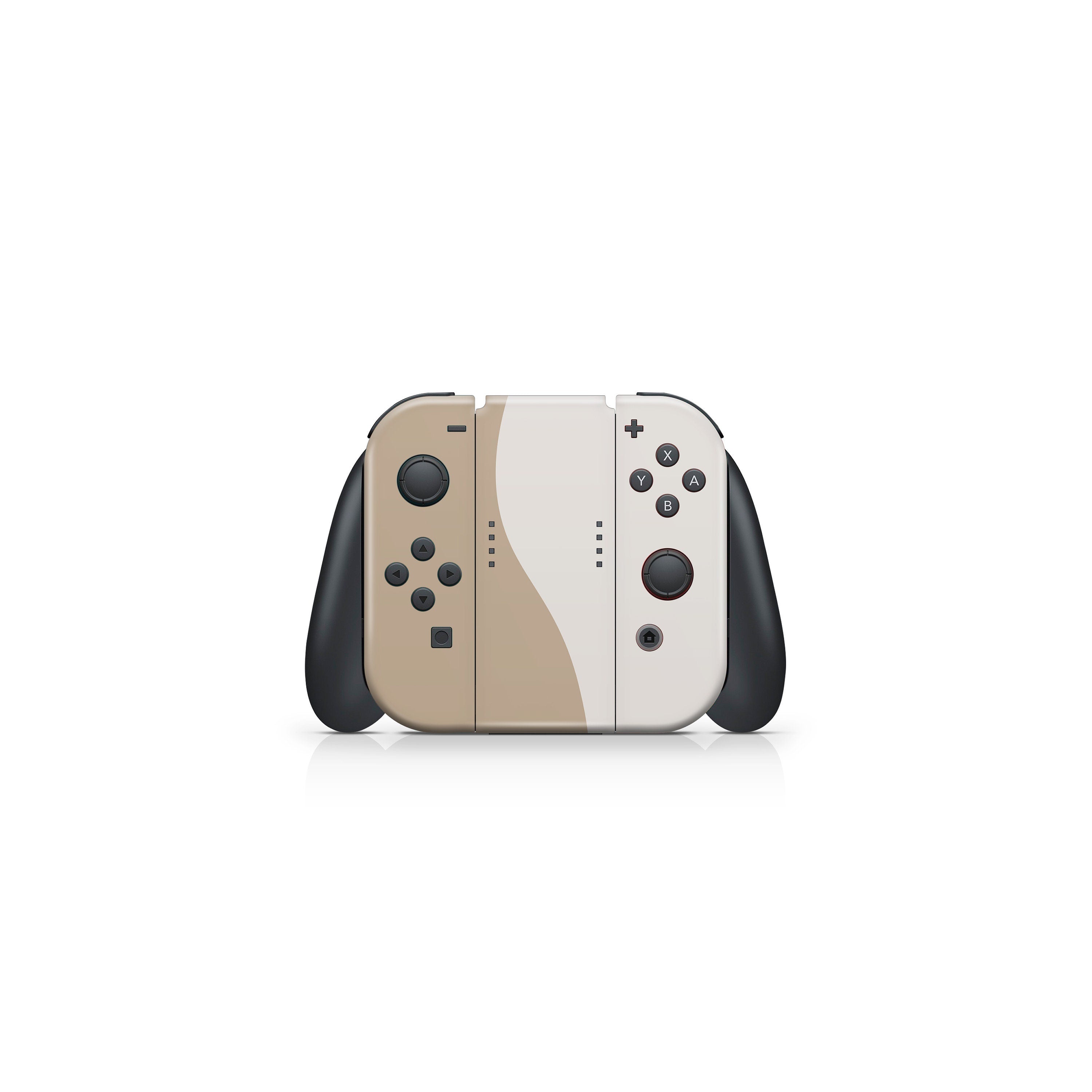 Brown Colorwave nintendo switches skin, Classic switch skin Color Blocking skin Full cover 3m