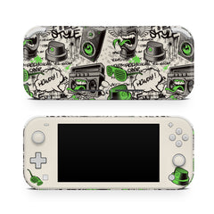 Graffiti Nintendo switch Lite skin Halloween , Spooky Kawaii switches lite skin Full cover 3m