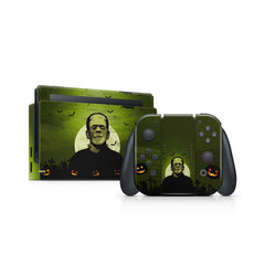 Halloween nintendo switches skin spooky Frankenstein, switch skin Full cover decal vinyl 3m stickers