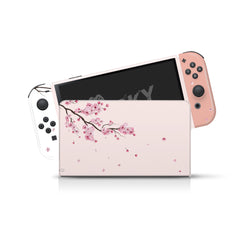 Japanese Sakura Nintendo switches oled skin, Cherry blossom switch oled skin Full wrap 3m