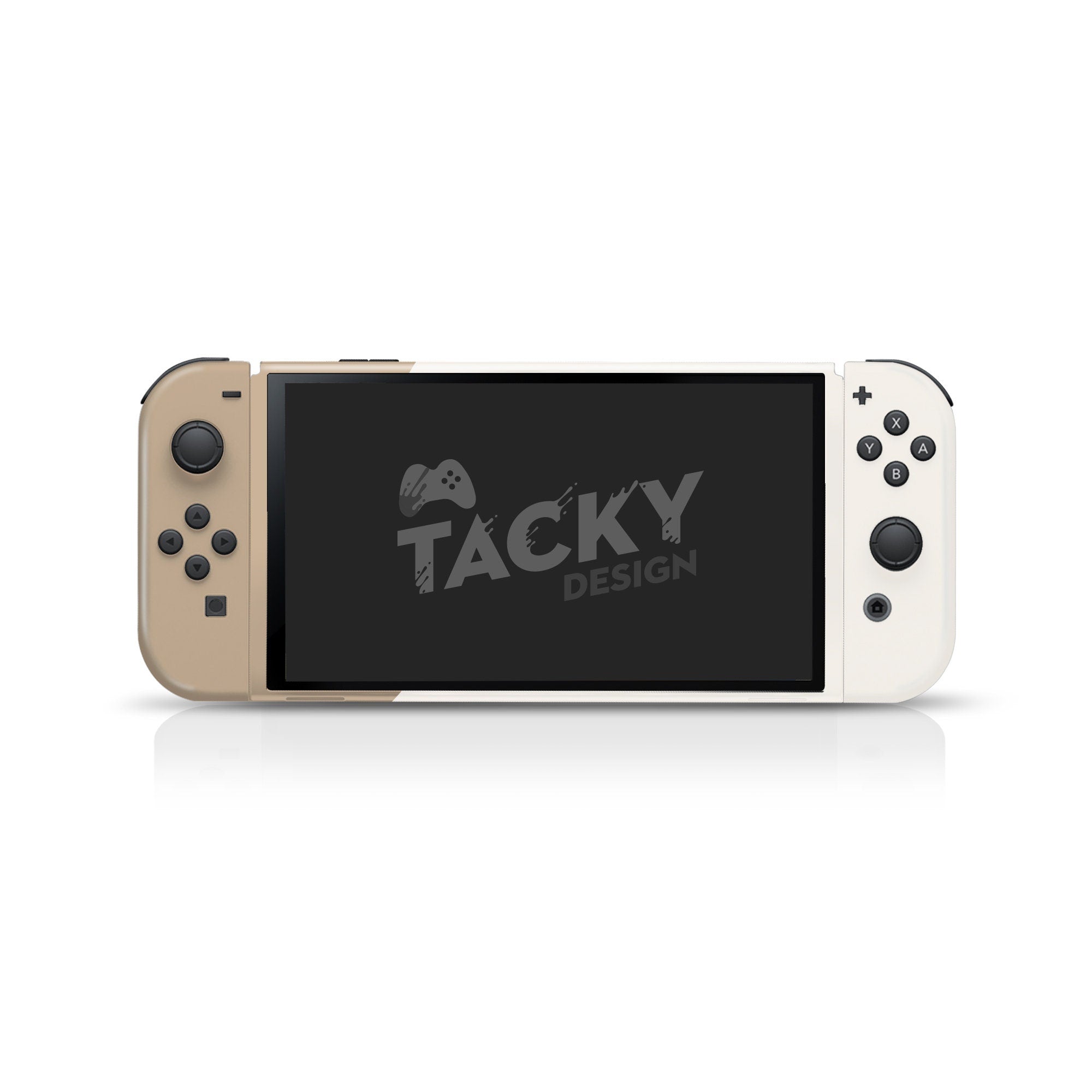 Brown Nintendo switches oled skin , Classic Colorwave switch oled skin Color Blocking Full wrap cover 3m