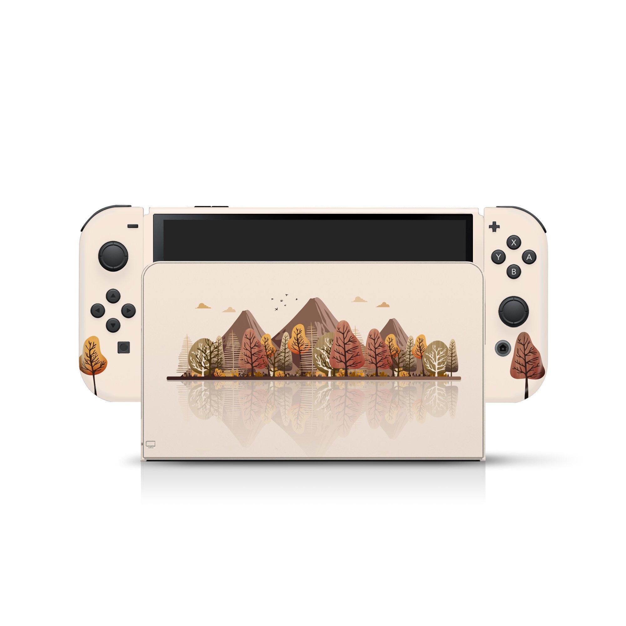 Nintendo Switch Lite Skin Beige Pastel, Mountains Switch Lite Skin Full  Cover 3m 