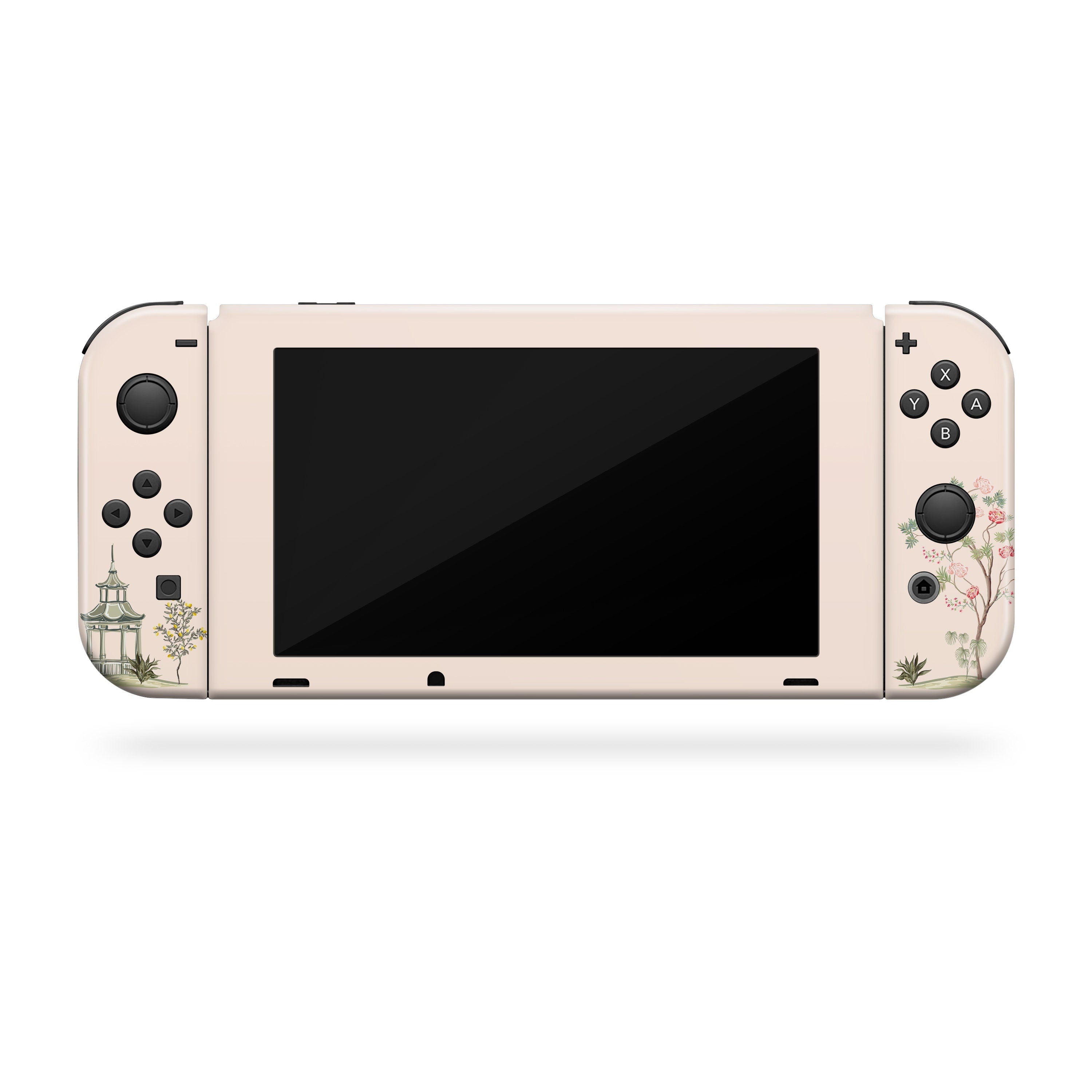 Nintendo switches skin Beige, japanese Sakura switch skin Cherry Blossom Full cover 3m