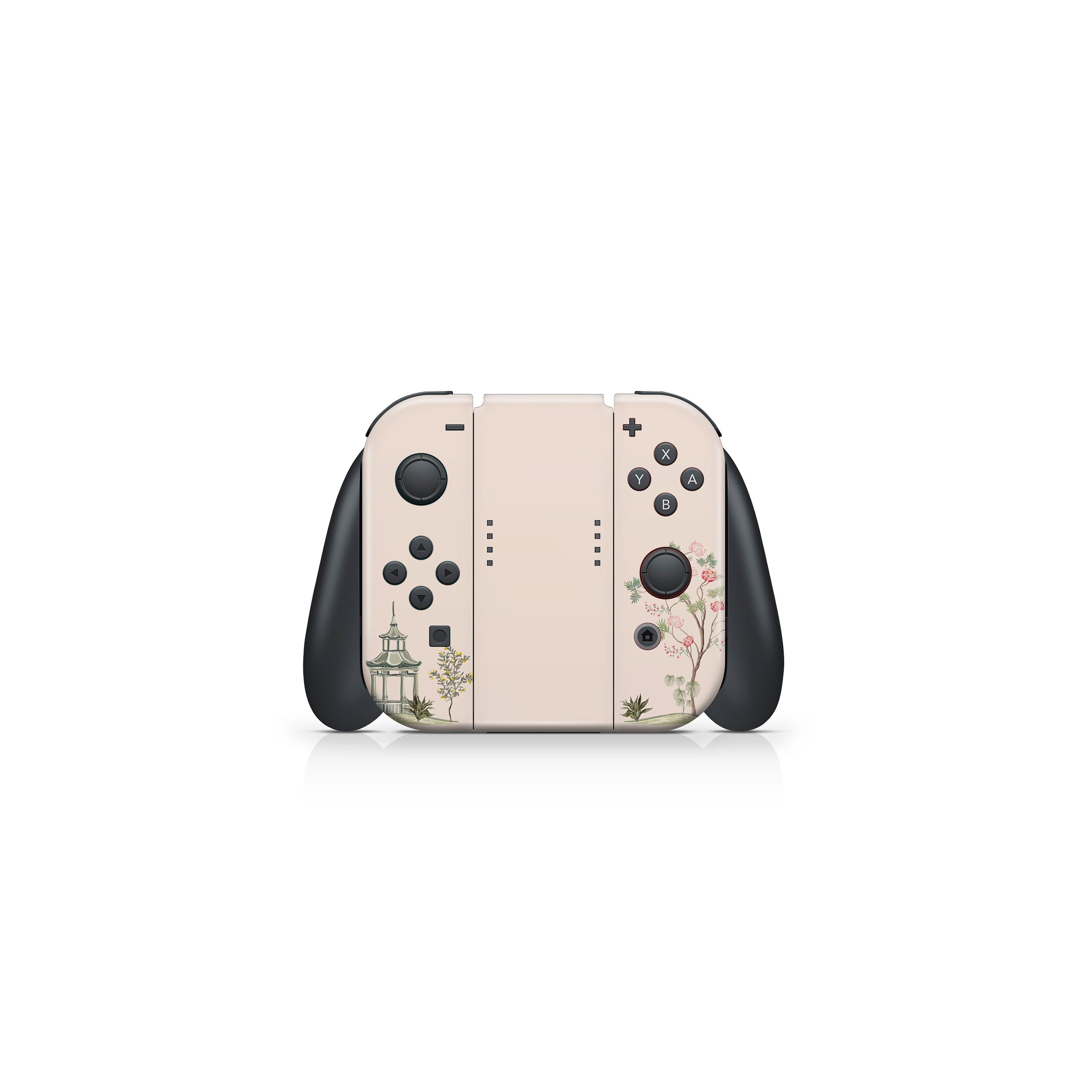 Nintendo switches skin Beige, japanese Sakura switch skin Cherry Blossom Full cover 3m