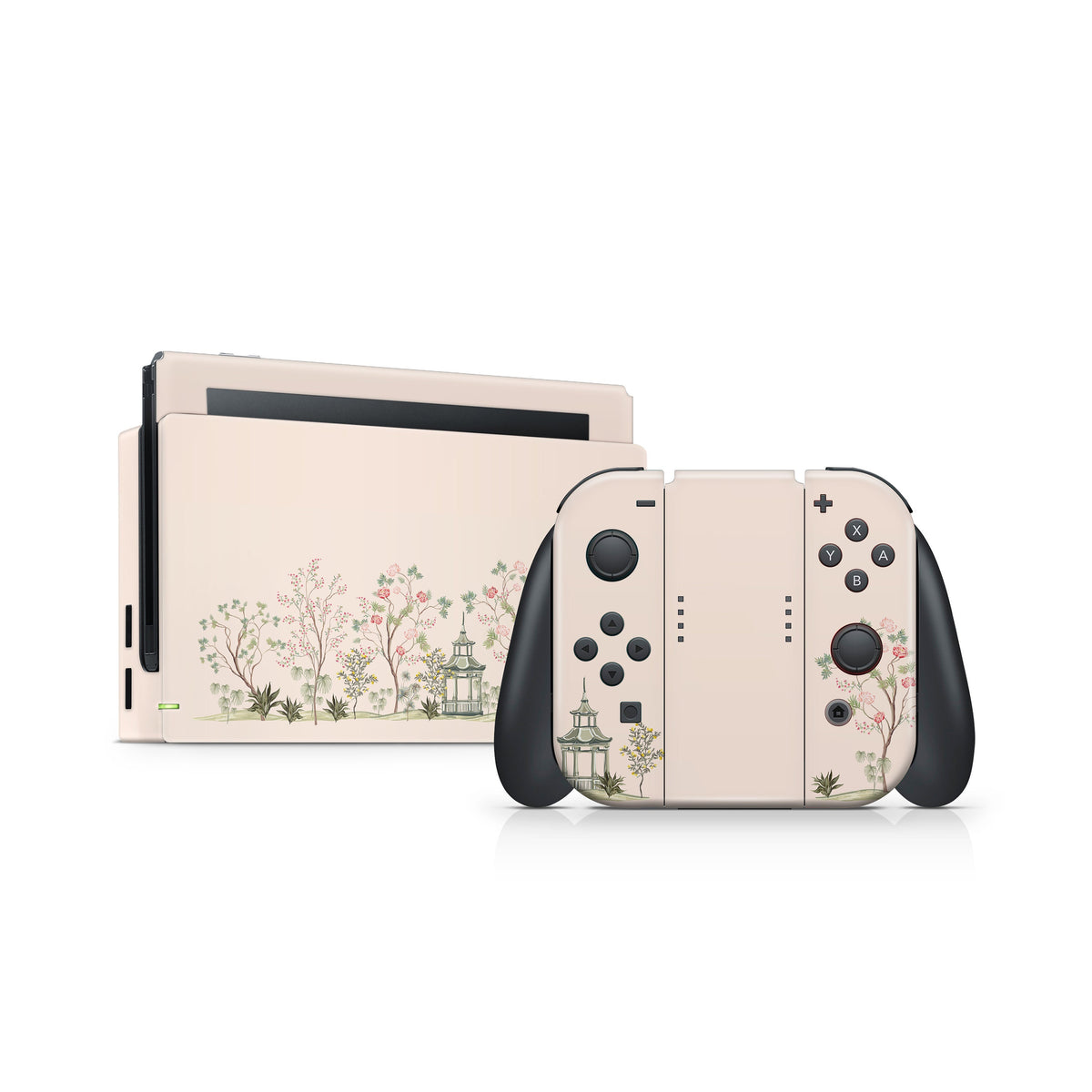 TACKY DESIGN Japanese Cherry Blossom Nintendo Switch Skin Wrap |  3M Vinyl Full Cover